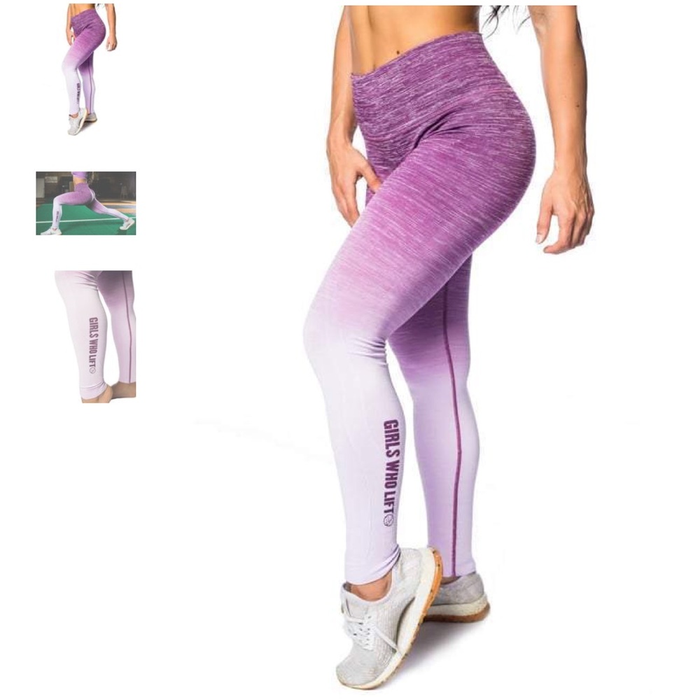 💪🏾 Girls Who Lift seamless fitness Leggings